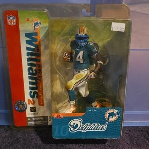 NFL Miami Dolphins Ricky Williams Figure — Teal, Orange, White